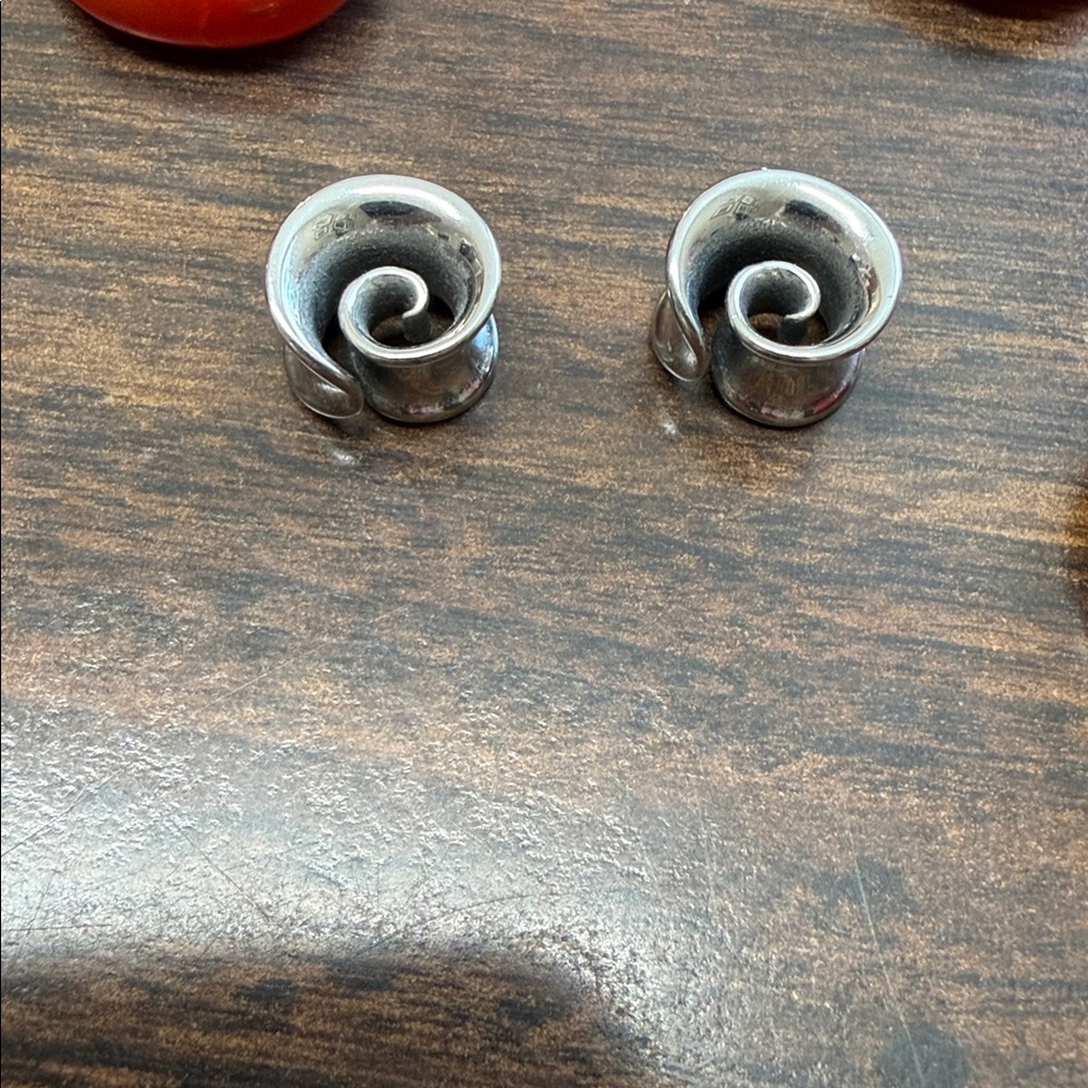 Handmade Brand New 00 (10mm) Spiral  Gauges in Silver- Stretched Ear Jewelry 🌀 - Picture 3 of 9